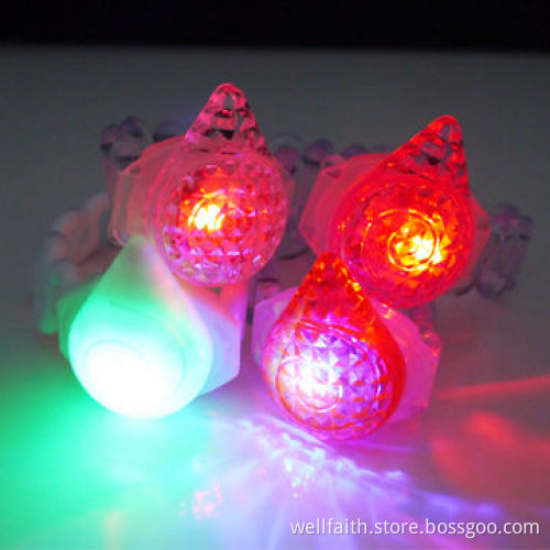 Colorful LED flashing silicone bracelet for promotional gifts
